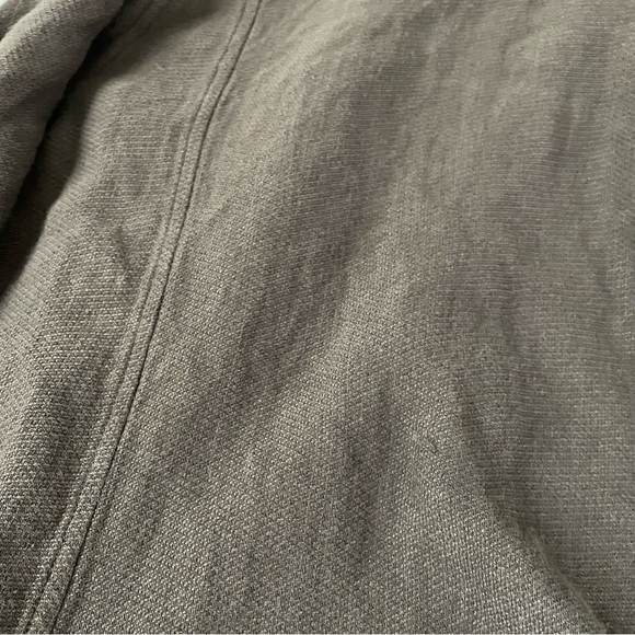 Eileen Fisher XL Cardigan Sweater Dark Brown Linen Blend Long Sleeve Open - Picture 6 of 6